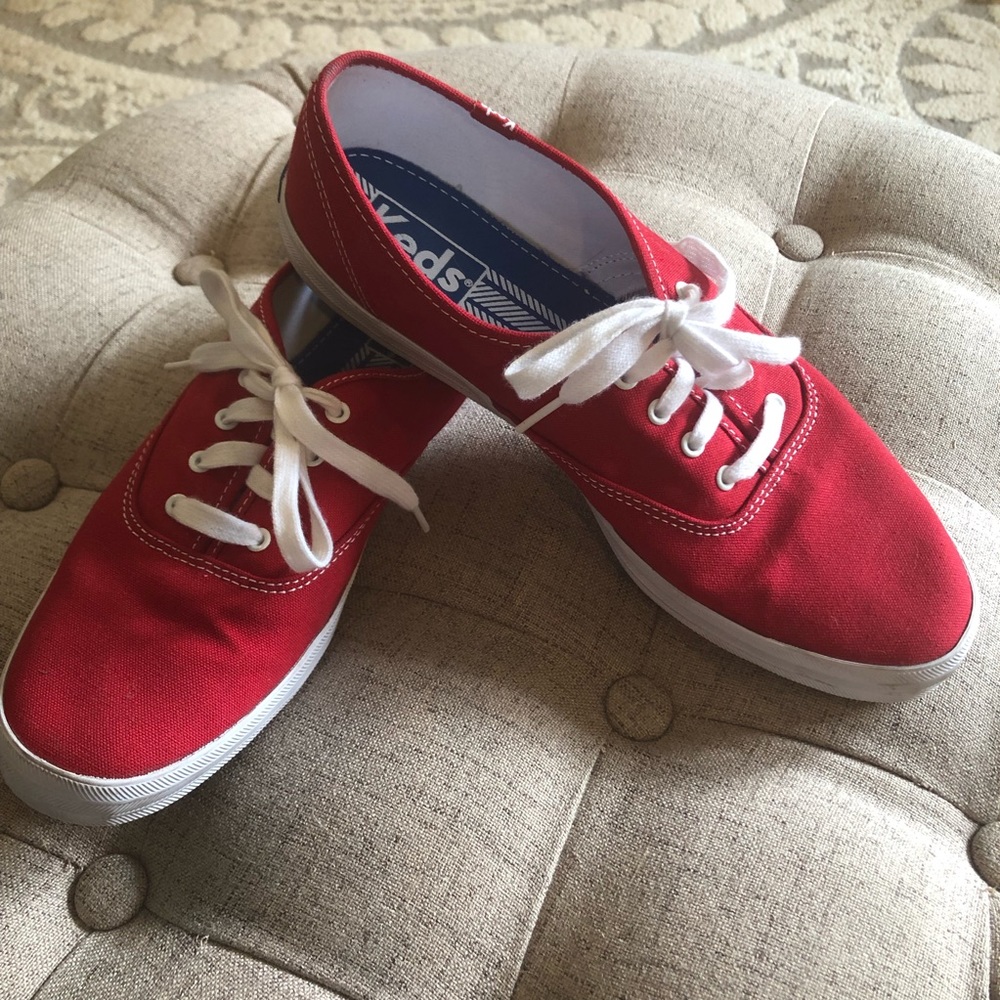 🇺🇸Keds Classic red sneakers🍒